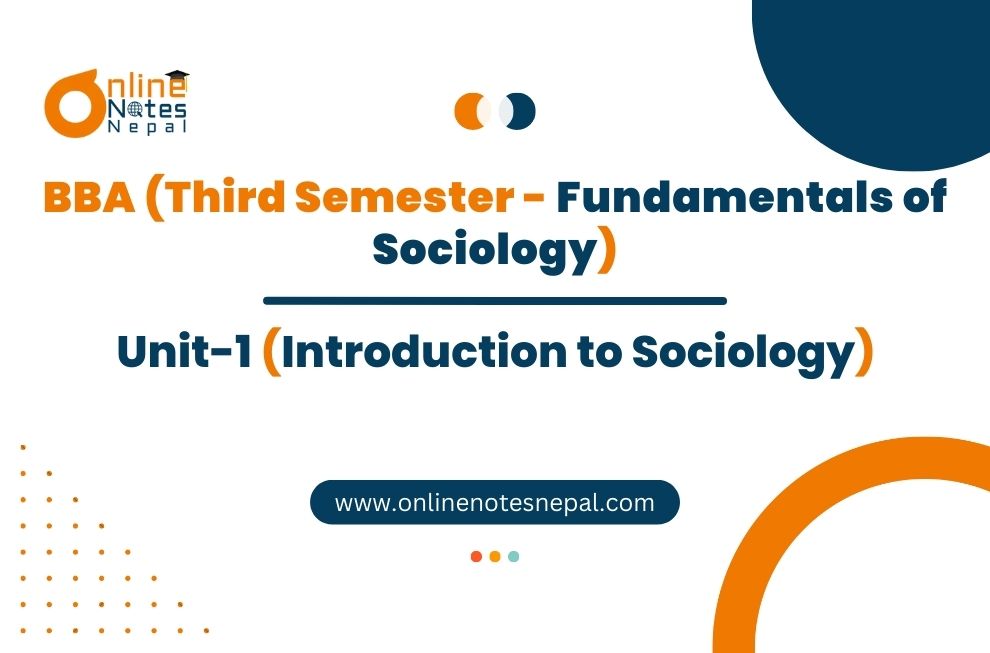 Unit 1: Introduction to Sociology